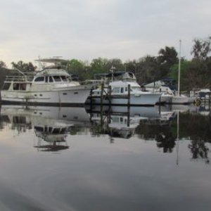 Acosta Creek Harbor Marina just north ok Welaka