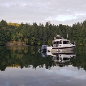 Anchored in Todd Inlet