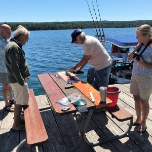 Learning how to filet a fish