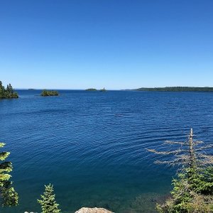 View from point at Belle Isle