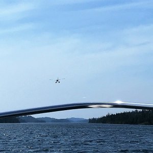 Watch out for the float planes in Tobin Harbor!