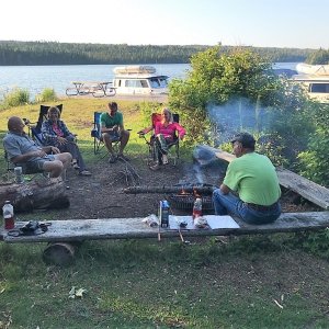 Caribou Island Campfire