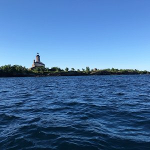 Old Isle Royale Lighthouse on Menagerie Island