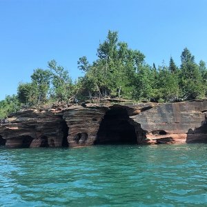 Devils Island Sea Caves