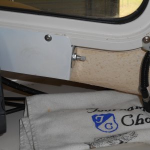 Media 'While the WW motor works great, one speed was either to fast or to slow.  I added this adjustable delay behind a panel on the helm.' in album 'Kicker mount and trim planes.'