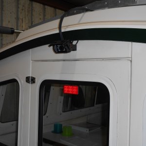 Media 'Rear view camera mounted.' in album 'Kicker mount and trim planes.'