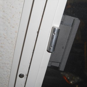 Media 'Got tired of breaking finger nails while opening screen, so made this SS knob.' in album 'Kicker mount and trim planes.'