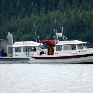 3rd Byte and Sundog in Cabin Bay