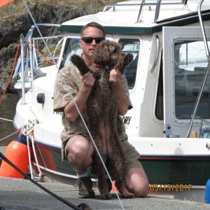 Media 'and his dog...Teddie' in album 'Friday Harbor'