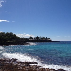 Media 'Magic Sands beach.  Kona' in album 'Carolyn in Kona on R & R'