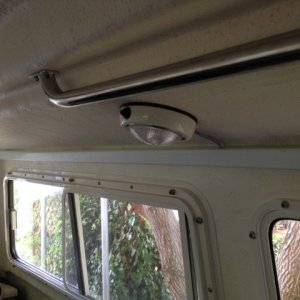 Side rail completed. Rails added to both sides to hide cables and wires