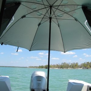 Media 'Sport Brella as a Bimini at anchor' in album 'Sport Brella as a Bimini at anchor'