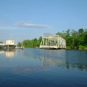 Centerville swing bridge opening