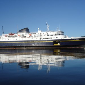 11 Sept  MALASPINA: Rick & Donna (FOGGY DEW) arrived in B'Ham on this Alaska state ferry June 2006.