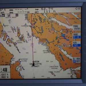 Inside Passage 2011 004 - Northbound, Queen Charlotte Strait