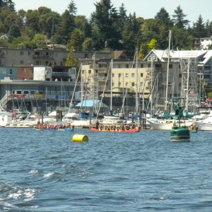 Media 'Inside Passage 2011 - Southbound, First Nations Paddlers at Nanaimo' in album 'Inside Passage 2011 - Leaving Home Port'