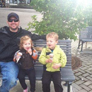 Ice Cream break Friday harbor