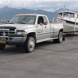 At Homer, Alaska boat ramp
