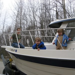 Grandkids checking it out at home in Alaska