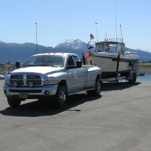 After the boat ride.
Same truck......new boat/trailer