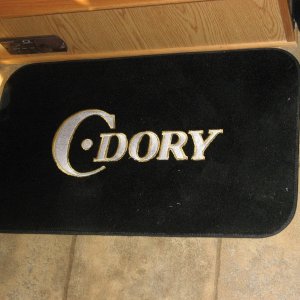 New CD floor mat;  Nov.2010