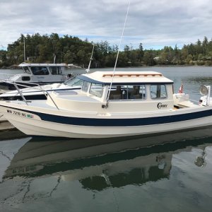 Docked at Snug Harbor. San Juan Island