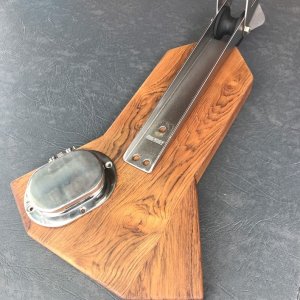 I want to move the anchor a little further forward, and add a teak accent to the bow