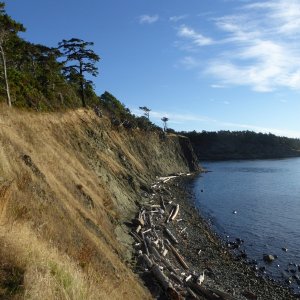 Ev Henry Point, looking towards entrance into Fossil Bay