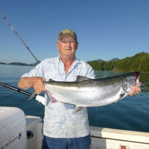 Media 'Not a tyee but still beautiful Nootka Sound Salmon' in album 'Sitting in Minneapolis waiting for the long trip to Montana'
