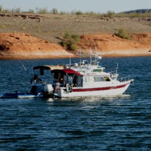 Daydream and Traveler in Bullfrog Bay 9-19-10