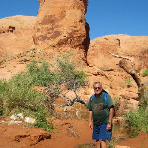 Pat on Trail at Smith Fork Canyon 9-20-10