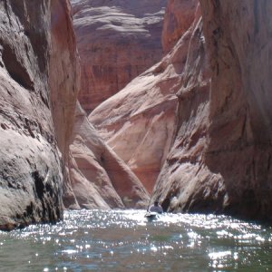 Jody in Mokai-Secret Canyon.  Photo by Hunkydory Jay