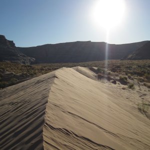 Sand Dune in Gunsight Canyon - C-View