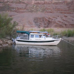 Rick on Hunky Dory in Rock Creek by Rana Verde