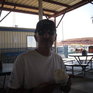 Jeff joining the ice cream group by Rana Verde