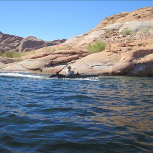 Media 'Jay in the Mokai, Entrance Secret Canyon' in album 'Daydream and Traveler in Bullfrog Bay 9-19-10'