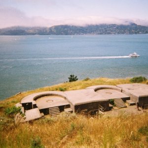 Media 'Angel Island gun emplacements. This location protected S.F. Harbor even during the Civil War.' in album 'Rio Vista, gett'n the boats ready to go.'