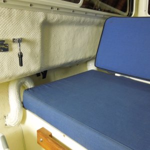 Media 'Had to adjust the seat out a bit from the wall to accommodate the exhaust line.' in album 'Location of heat vents'
