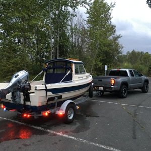 Time to head home. Good dinner run on the lake.