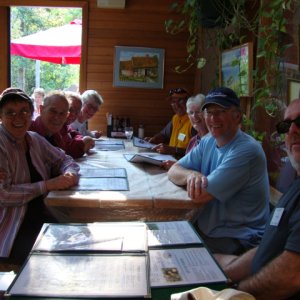 Ruth, Joe, Roger & Janet
Ken, Lynn, George & Dan
Thanks to Tanya for taking this photo!