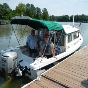Media 'MUNCHKIN finishing up the cruise & heading to the boat ramp' in album 'Boats leaving from the Baum's dock'