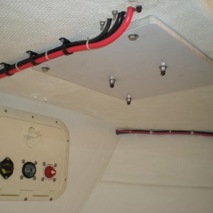 Backer plate and wiring done
