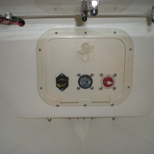 Breaker, ACR, and switch in hatch cover