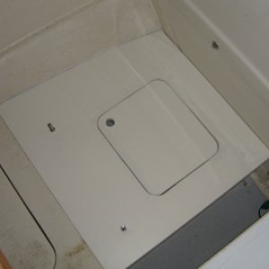 Floor complete with hatch in place