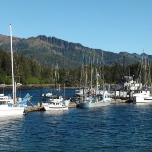 At the Port Alexander dock