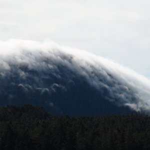 Fog rolling over the Khaz Head