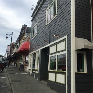 Media 'Walked around town, a little late as everything in town closes at 5:30. Except for Zack's Tavern' in album 'Leaving Newcastle Island Tuesday morning and heading north up Newcastle Island Passage'