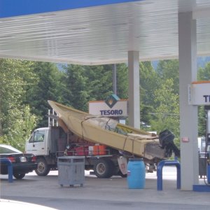 Who needs a trailer when you've got a flatbed?