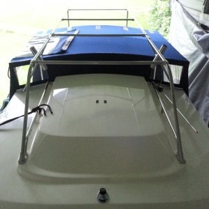 top view showing that big gap for a future Radar dome