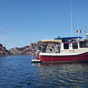 Sequoia our previous R25SC, anchored in the Sea of Cortez 2017 (we sold her mostly because, huge to tow and launch, a lot of lakes don't have diesel and major maintenance headaches, love our C-dory)